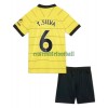 Maillot de Supporter Chelsea Thiago Silva 6 Extérieur 2021-22 Pour Enfant